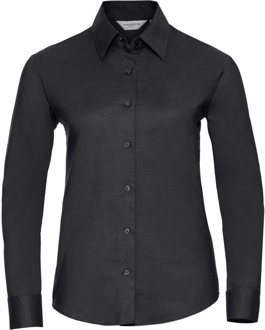 Russell Collection R932F - Ladies Oxford Long Sleeve Shirt 135gm