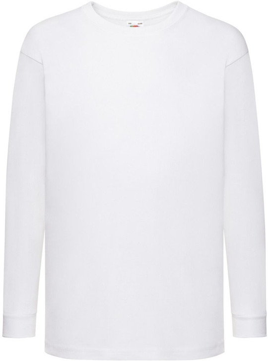 Fruit Of The Loom F61007 - Valueweight T-Shirt Long Sleeve Kids