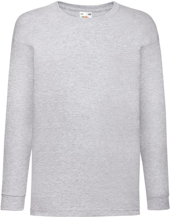Fruit Of The Loom F61007 - Valueweight T-Shirt Long Sleeve Kids
