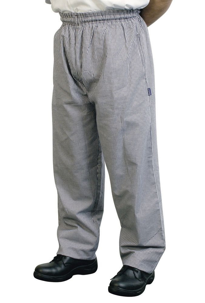 BonChef B704 - Check Baggy Chef Trouser