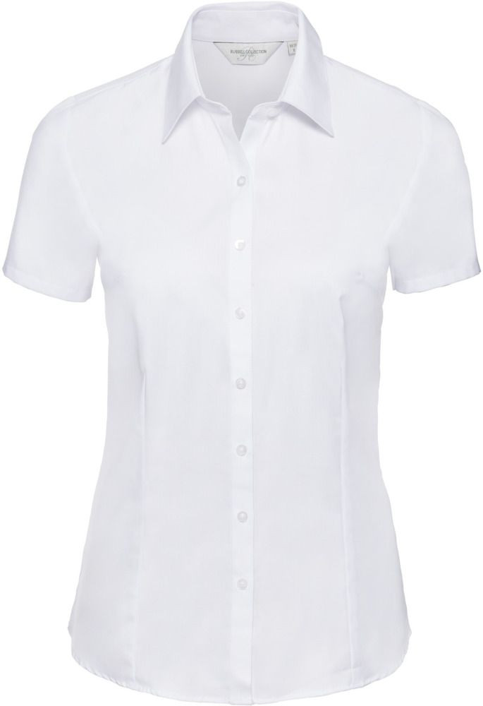 Russell Collection R963F - Herringbone Short Sleeve Ladies Shirt