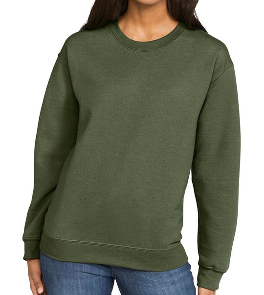 Gildan SF000 - Crewneck pour adulte en molleton poids moyen Softstyle
