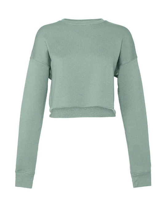 Bella+Canvas 7503 - Sudadera corta Mujer Crew