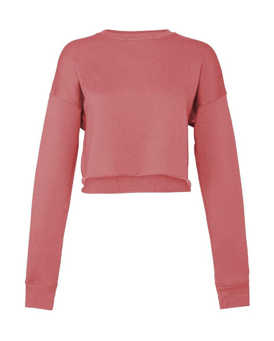Bella+Canvas 7503 - Sudadera corta Mujer Crew