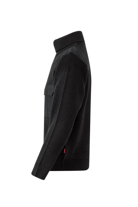 Velilla 101 - QUARTER ZIP KNITTED JUMPER