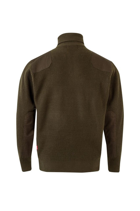 Velilla 101 - QUARTER ZIP KNITTED JUMPER