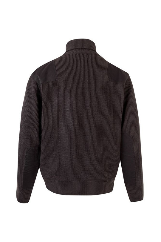 Velilla 101 - QUARTER ZIP KNITTED JUMPER