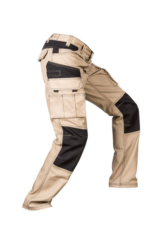 Velilla 103011B - TWO-TONE CANVAS TROUSERS