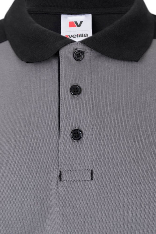 Velilla 105519S - SS TWO-TONE STRETCH POLO