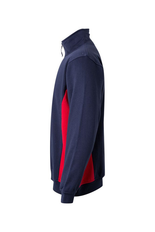 Velilla 105704 - SWEAT BICOLORE DEMI-ZIP
