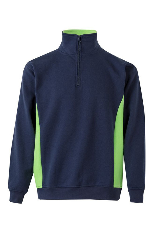 Velilla 105704 - TWO-TONE QUARTERZIP SWEATSHIRT