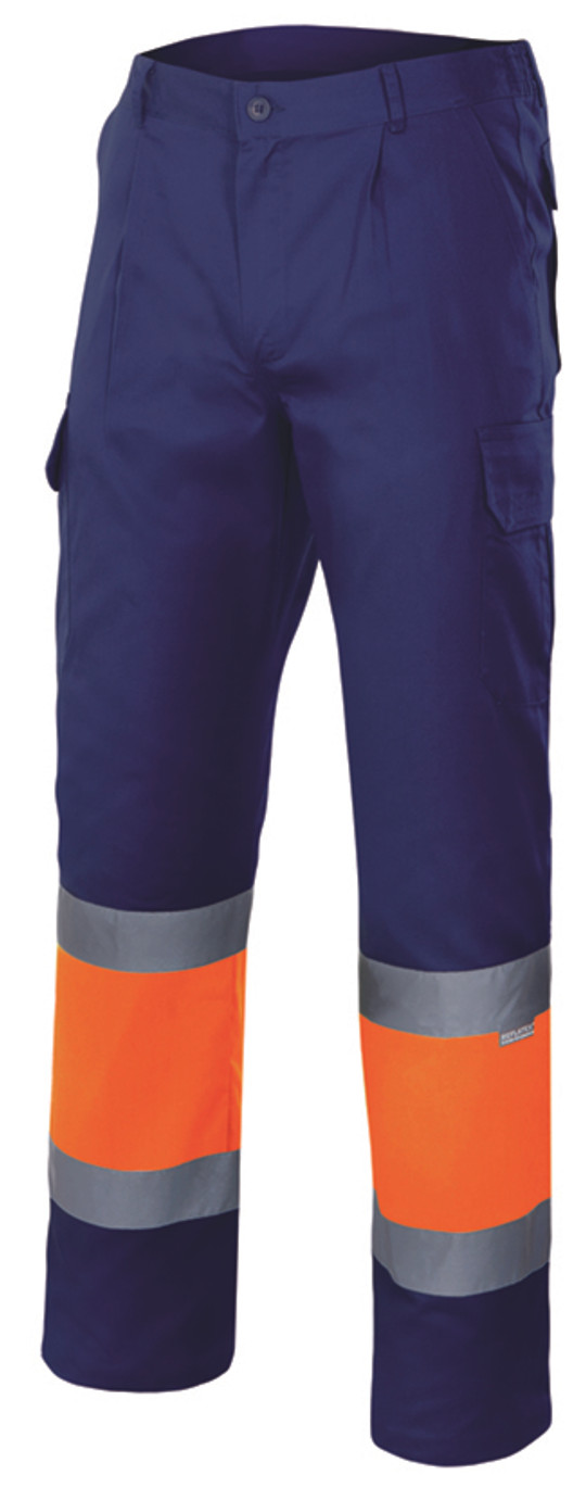 Velilla 156 - PANTALON BICOLORE DOUBLÉ HV