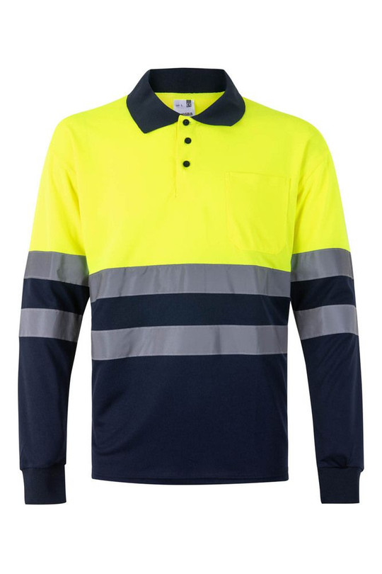 Velilla 305507 - HV LS TWO-TONE POLO