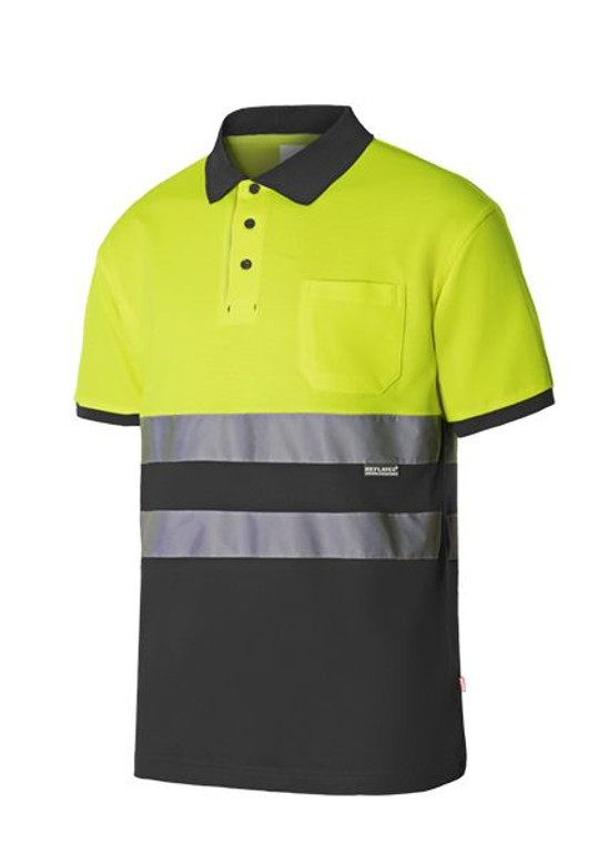 Velilla 305513 - HV SS TWO-TONE COTTON POLO