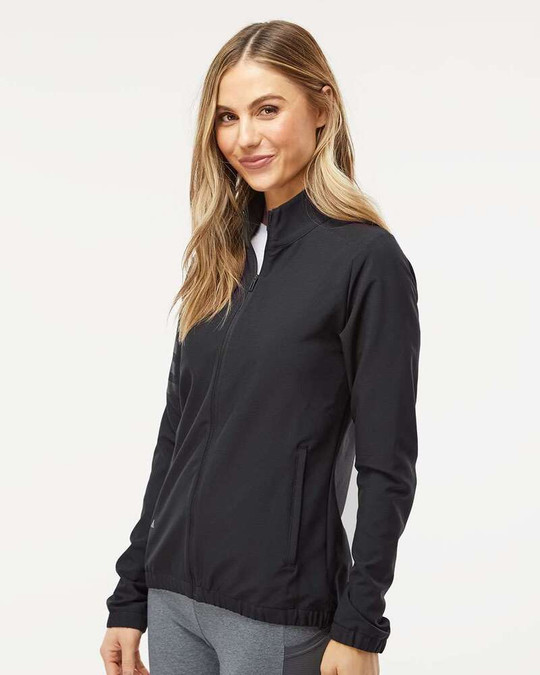 Adidas A268 - Veste à fermeture éclair complète 3-Stripes pour femme
