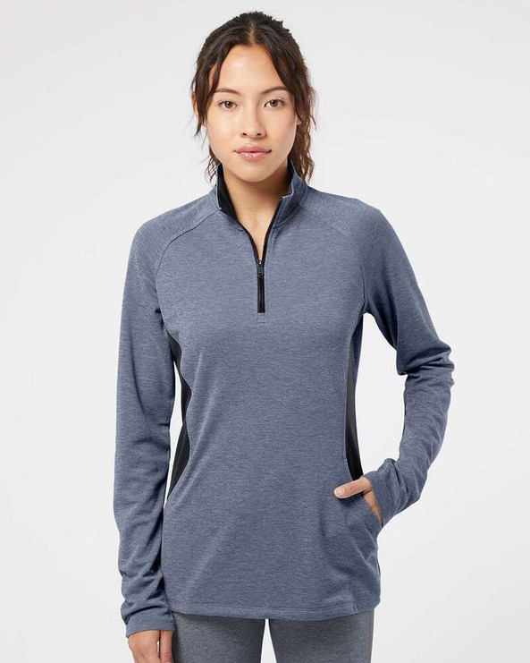 Adidas A281 - Women's Lightweight Quarter-Zip Pullover