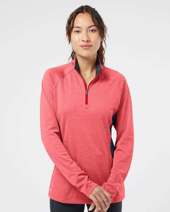 Adidas A281 - Women's Lightweight Quarter-Zip Pullover