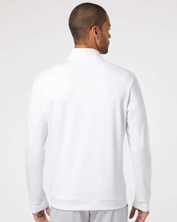 Adidas A295 - Performance Textured Quarter-Zip Pullover