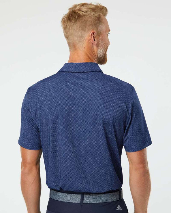 Adidas A498 - Diamond Dot Print Polo