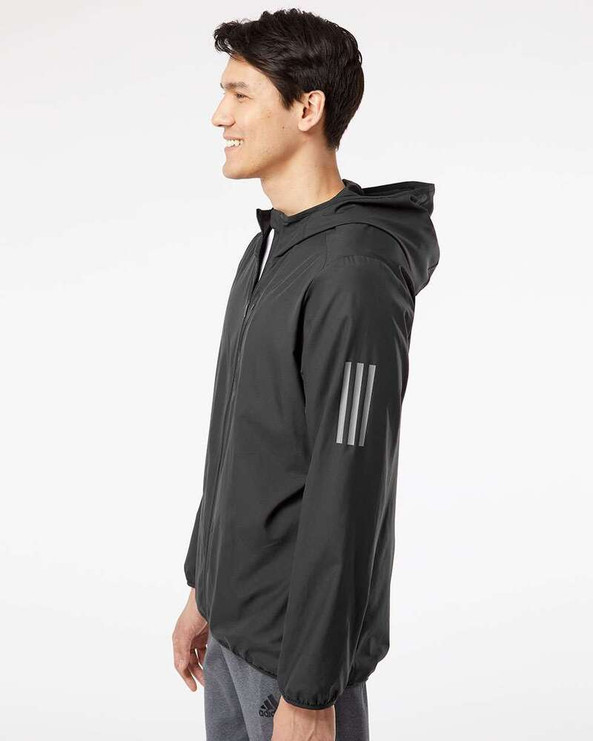 Adidas A524 - Hooded Full-Zip Windbreaker