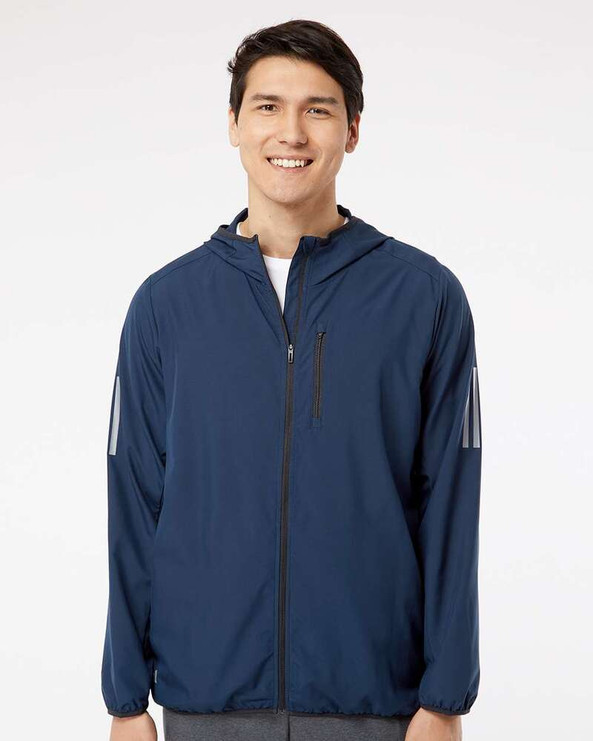 Adidas A524 - Hooded Full-Zip Windbreaker