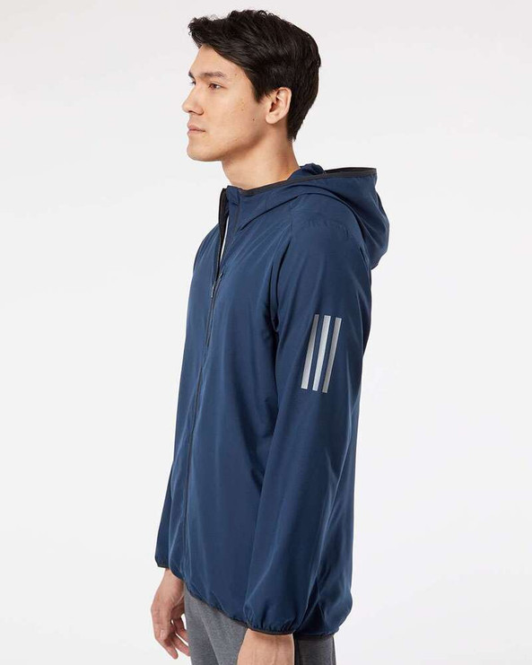 Adidas A524 - Hooded Full-Zip Windbreaker