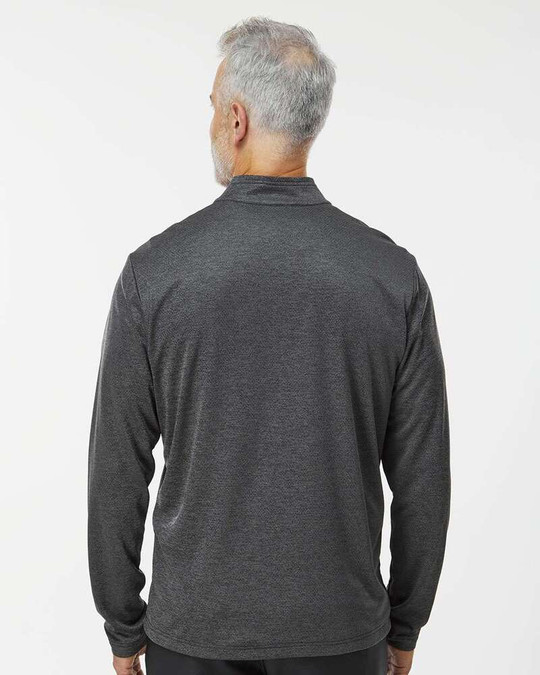 Adidas A593 - Pull à fermeture éclair quart de longueur Space Dyed