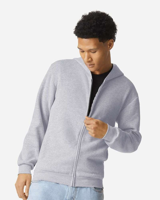 American Apparel RF497 - Sudadera con capucha ReFlex Fleece Full-Zip