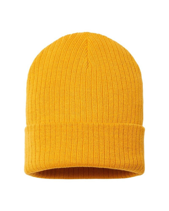 Atlantis Headwear RIO - Sustainable Rib Cuffed Beanie