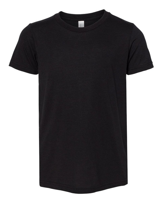Bella+Canvas 3413Y - T-shirt à manches courtes Triblend pour jeunes