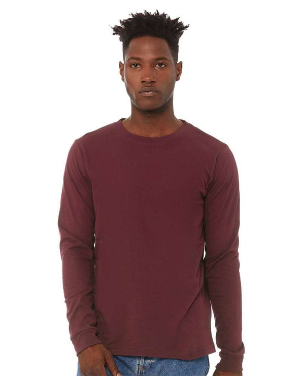 Bella+Canvas 3501 - Men’s Jersey Long-Sleeve T-Shirt