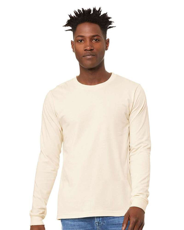 Bella+Canvas 3501 - Men’s Jersey Long-Sleeve T-Shirt