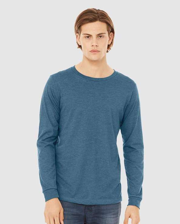 Bella+Canvas 3501CVC - Heather CVC Long Sleeve Tee
