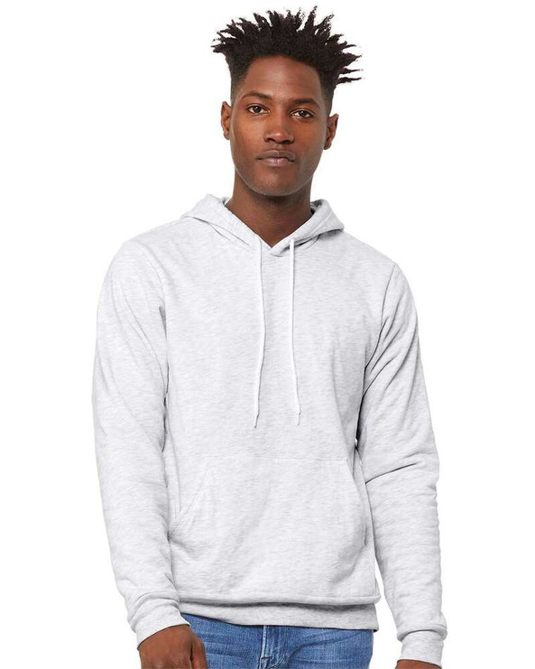 Bella+Canvas 3719 - Unisex Poly/Cotton Hooded Pullover Sweatshirt