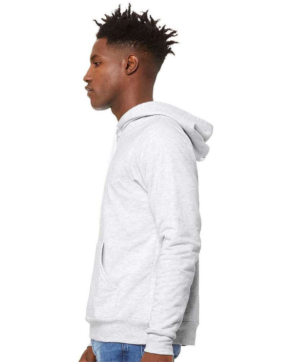 Bella+Canvas 3719 - Unisex Poly/Cotton Hooded Pullover Sweatshirt