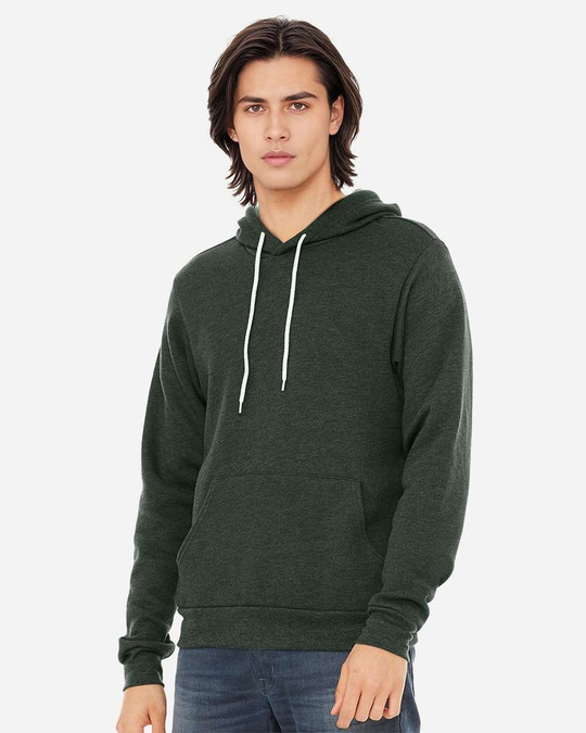 Bella+Canvas 3719 - Sweat à capuche unisexe en poly/coton