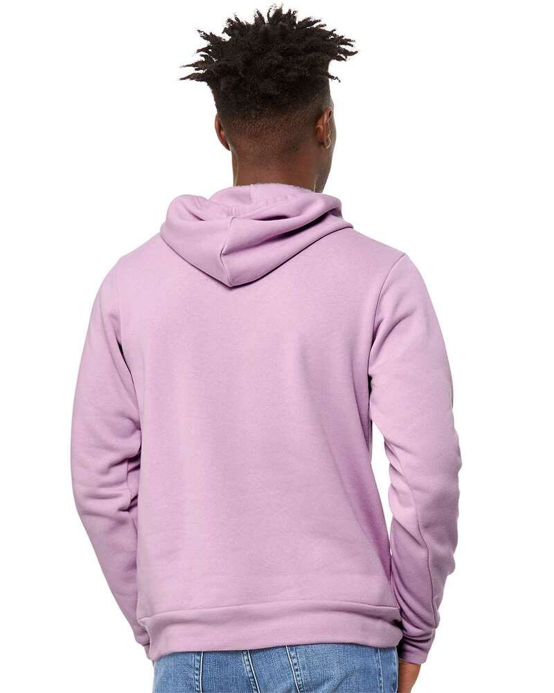 Bella+Canvas 3719 - Unisex Poly/Cotton Hooded Pullover Sweatshirt