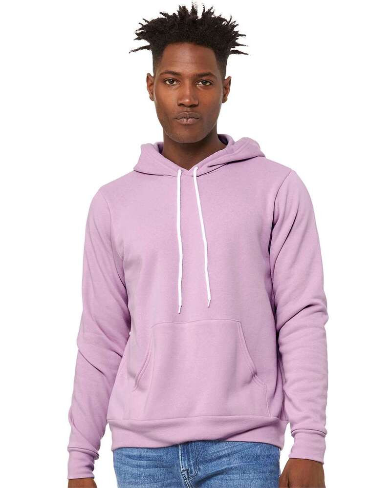 Bella+Canvas 3719 - Unisex Poly/Cotton Hooded Pullover Sweatshirt