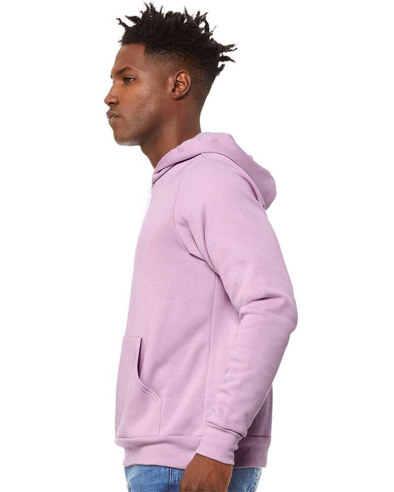 Bella+Canvas 3719 - Unisex Poly/Cotton Hooded Pullover Sweatshirt