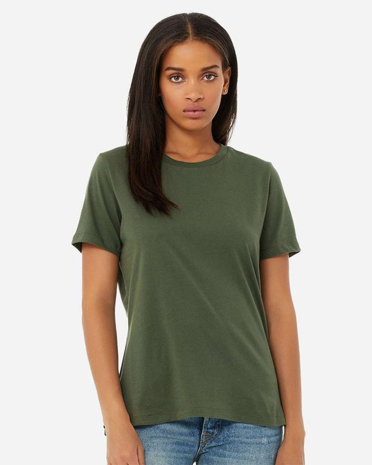 Bella+Canvas 6400 - T-shirt en jersey à manches courtes et coupe décontractée