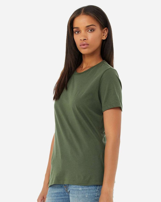 Bella+Canvas 6400 - T-shirt en jersey à manches courtes et coupe décontractée
