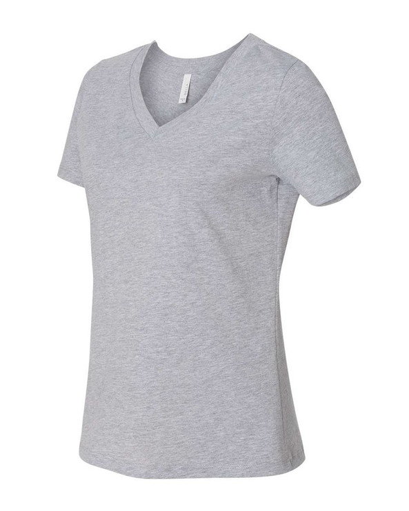 Bella+Canvas 6405CVC - T-shirt col V décontracté Heather CVC pour femmes