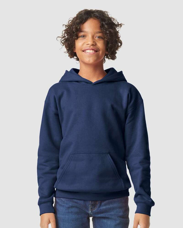 Gildan SF500B - Softstyle® Youth Midweight Hooded Sweatshirt