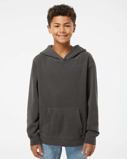 Independent Trading Co. PRM1500Y - Youth Midweight Pigment-Dyed Hooded Sweatshirt