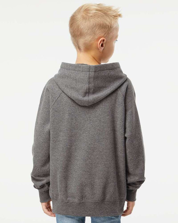 Independent Trading Co. PRM15YSB - Youth Lightweight Special Blend Raglan Hooded Sweatshirt