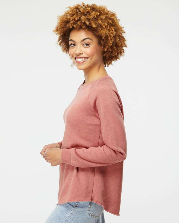 Independent Trading Co. PRM2000 - Women's California Wave Wash Crewneck Sweatshirt