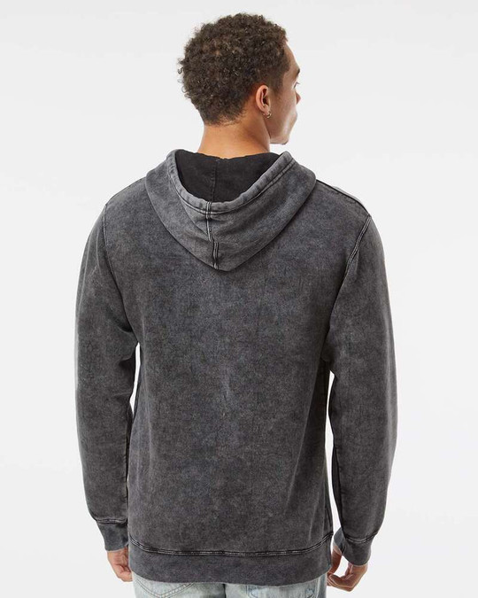 Independent Trading Co. PRM4500MW - Sudadera con Capucha de Peso Medio Lavado Mineral