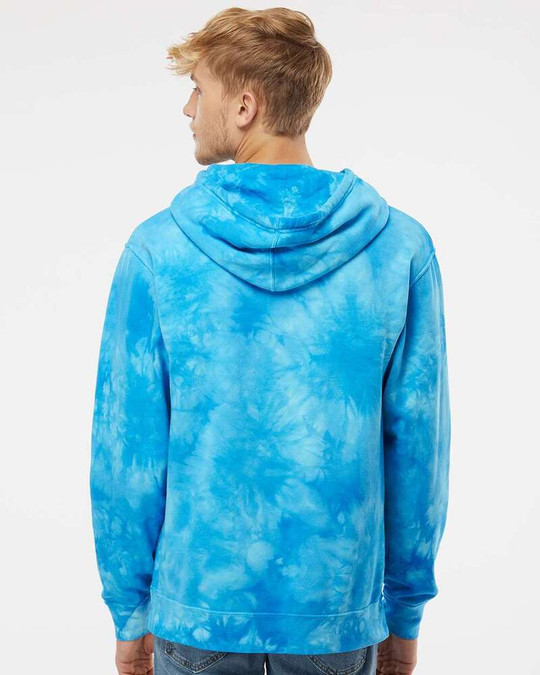Independent Trading Co. PRM4500TD - Sudadera con Capucha de Peso Medio Teñida en Tie-Dye