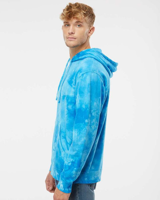 Independent Trading Co. PRM4500TD - Sudadera con Capucha de Peso Medio Teñida en Tie-Dye