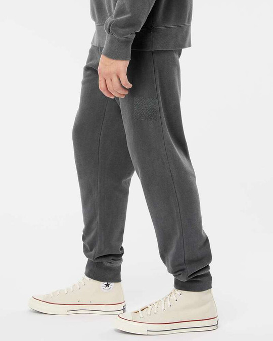 Independent Trading Co. PRM50PTPD - Pantalones de felpa teñidos con pigmento